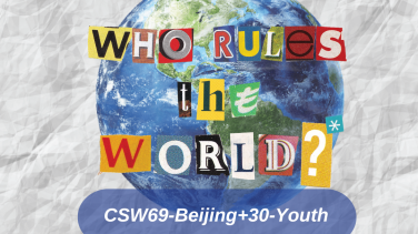 WRW CSW69-Beijing+30-Youth