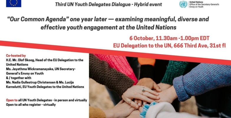 6 October 2022, New York - Third UN Youth Delegates Dialogue 